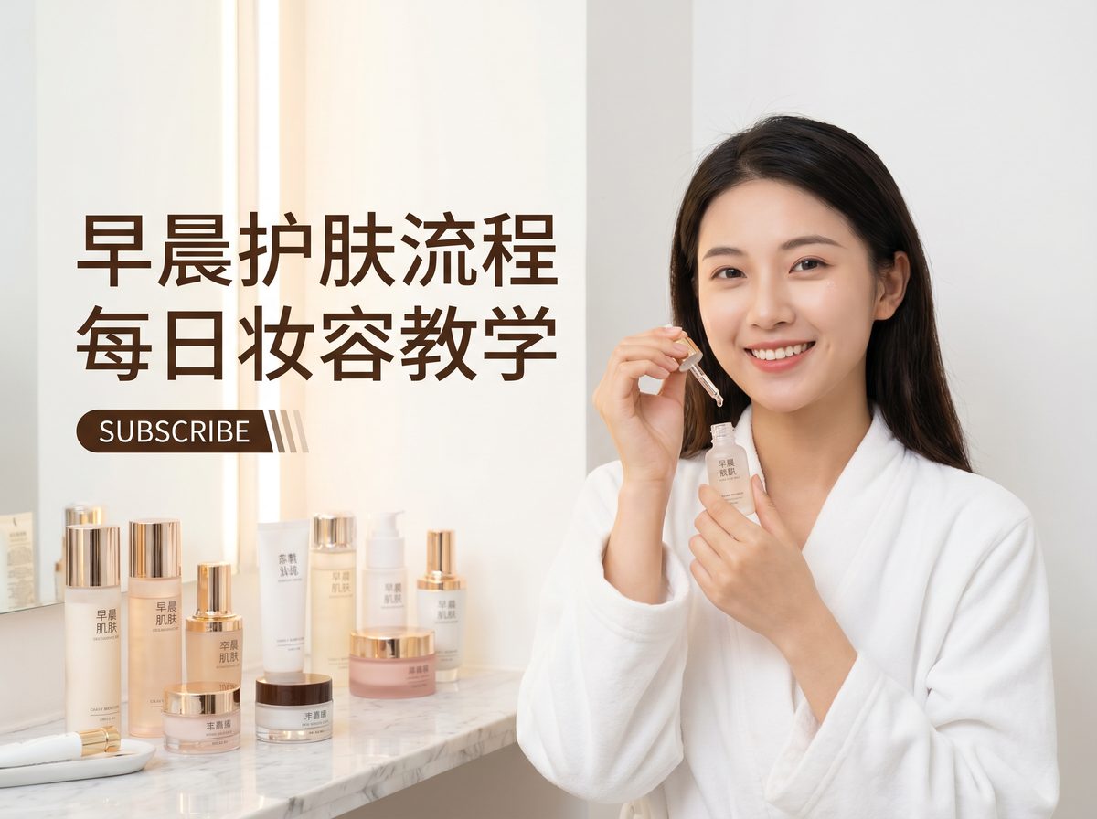 17C美妆护肤视频 - 早晨护肤流程视频教程